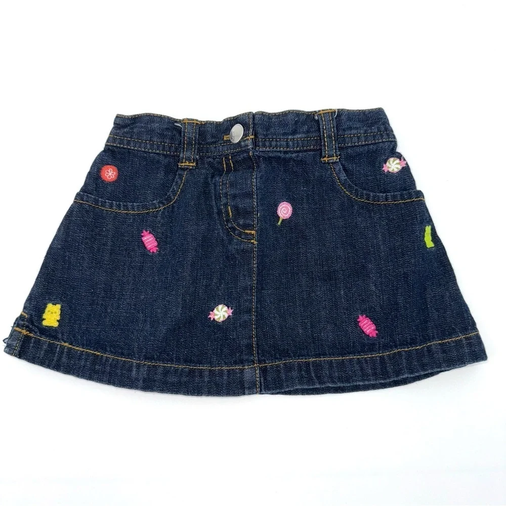 Gymboree Candy Shoppe Baby Girl's Denim Skirt